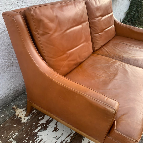 Vintage Design Zweisitzer Sofa von Børge Mogensen für Fredericia