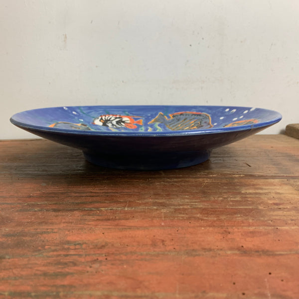 Vintage Keramik Teller Fische