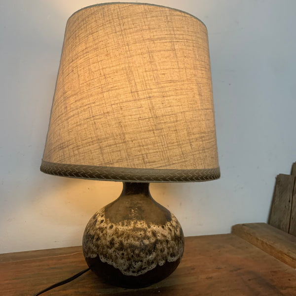Vintage Keramik Lampe von Pan