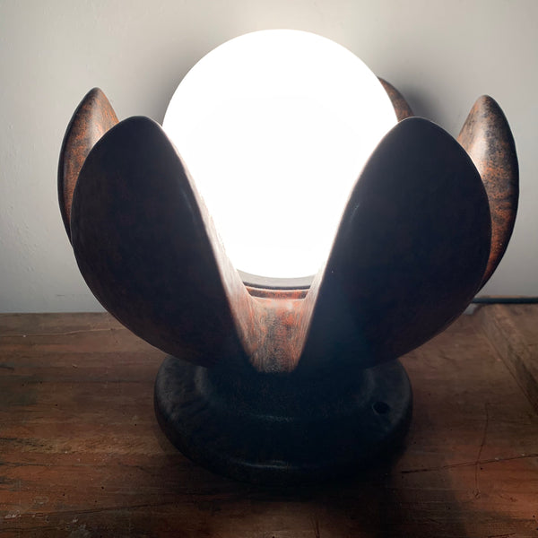 Vintage Fat Lava Keramik Lampe