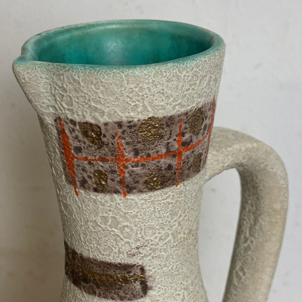 Vintage Mid Century Keramik Vase von Jasba 220-28