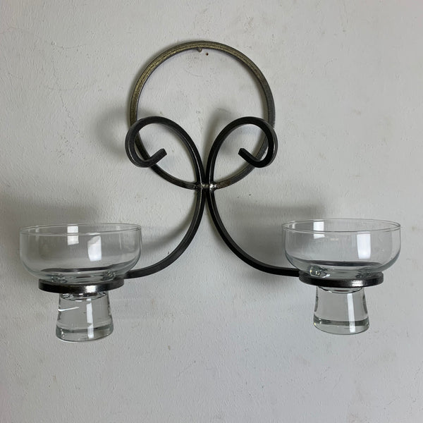 Vintage Wandkerzenhalter von Erik Höglund