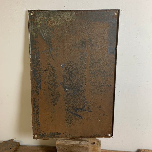 Vintage Emaille Schild Küpperbusch Sparherde haben Weltruf