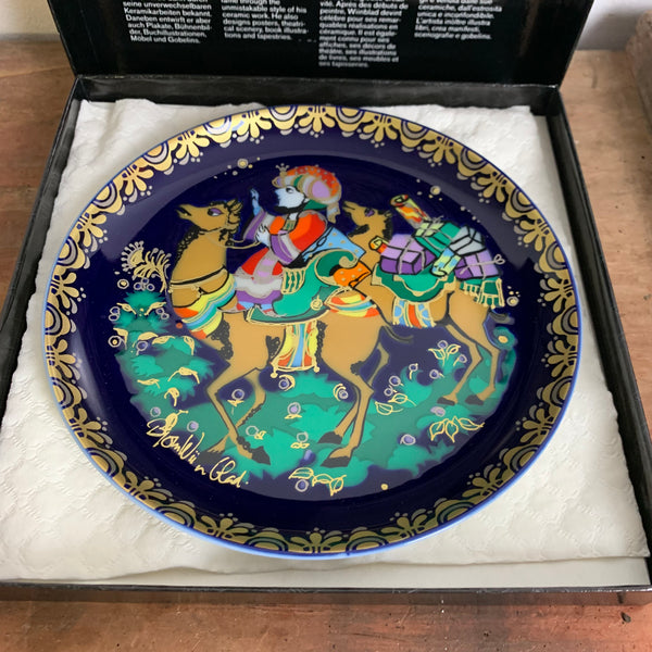Sammelteller Sindbad der Seefahrer von Björn Wiinblad für Rosenthal