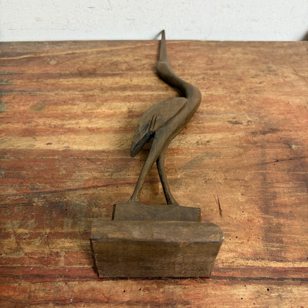 Mid Century Deko Kranich