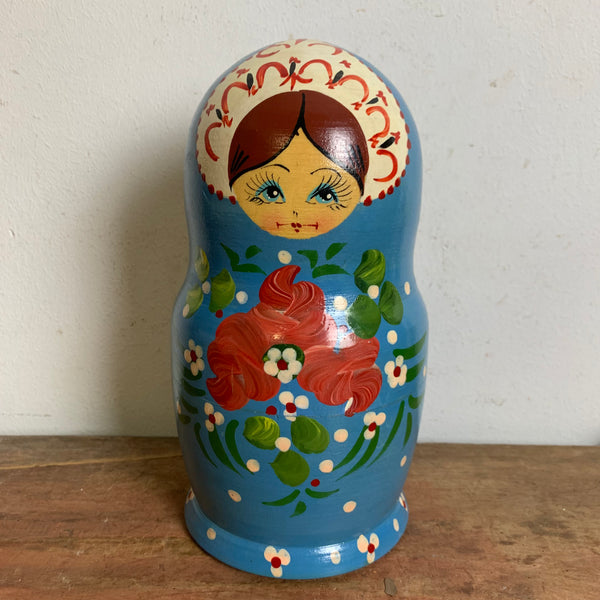 Vintage handgemalten Matroschka 10 Puppen