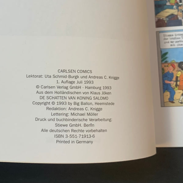 Comic January Jones Der Schatz von König Salomon