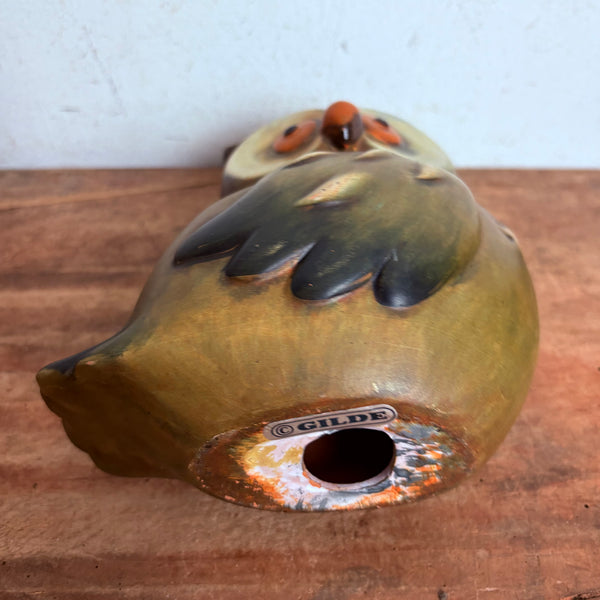 Vintage Keramik Eule Gilde Handwerk