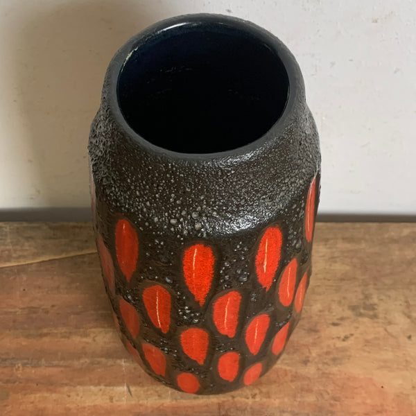 Vintage Fat Lava Keramik Vase von Scheurich