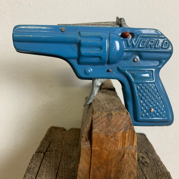 Vintage Spielzeugpistole Blechspielzeug
