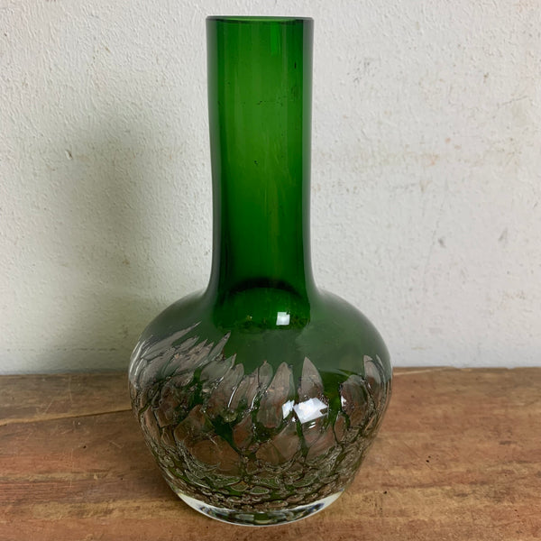 Vintage Glas Vase von Wiedmann für Gral Glas