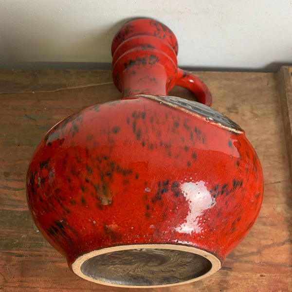 Mid Century Keramik Vase von Scheurich 230-35