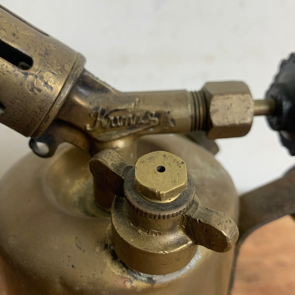 Antike Benzin Lötlampe von Kunze