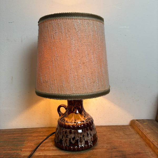 Vintage Keramik Lampe von Pan