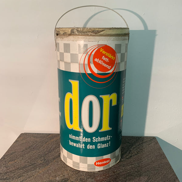 Vintage Waschmittel Waschpulver Tonne DOR