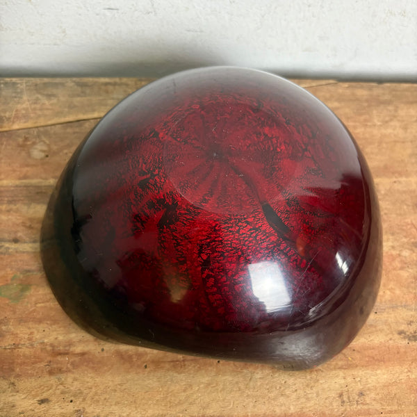Vintage Design Kunst Aschenbecher Tutti Frutti Muranoglas von Dino Martens für Avem