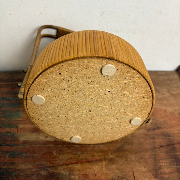 Vintage Mid Century Tablett Korb