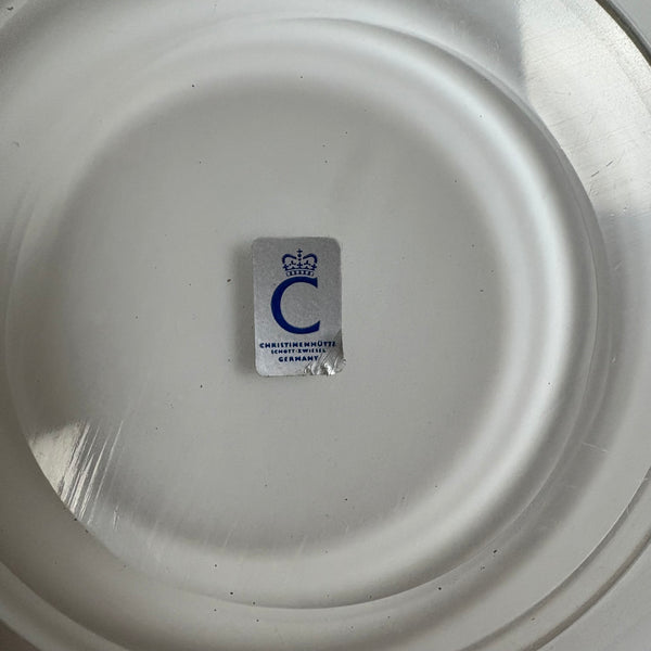 Vintage große Schale von Christinenhütte