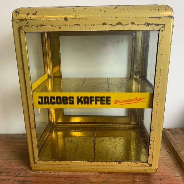 Vintage Jacobs Kaffee Vitrine