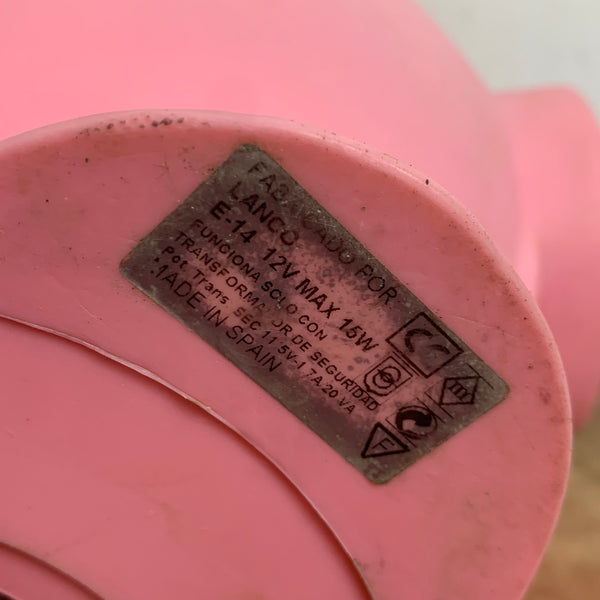 Vintage stylische Rosa Schweinchen Lampe