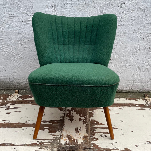 Mid Century Cocktailsessel in grün