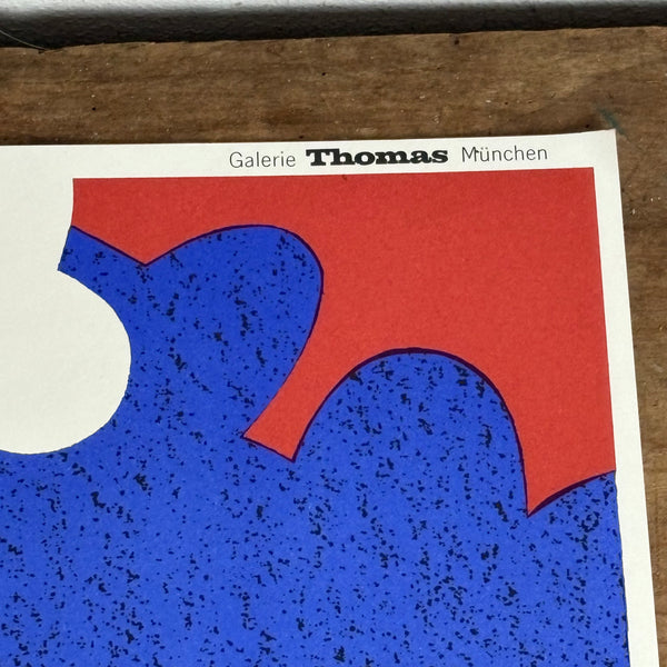 Offsetdruck Plakat Paradiesbaum von Otmar Alt Galerie Thomas München