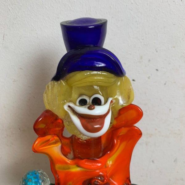 Vintage Murano Glas Skulptur Clown