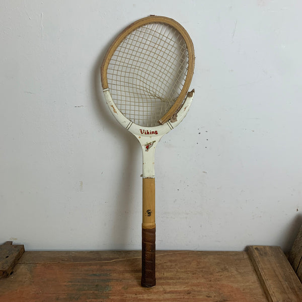 Vintage Holz Tennisschläger Viking