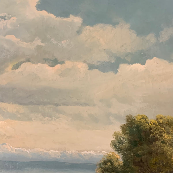 Ölgemälde Erntezeit am Bodensee von Brandes