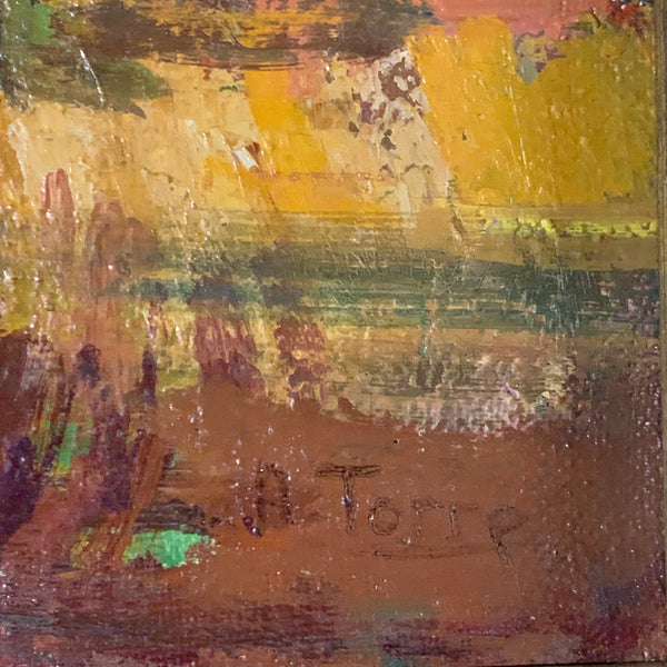 Ölgemälde In der Champagne von A. Torre