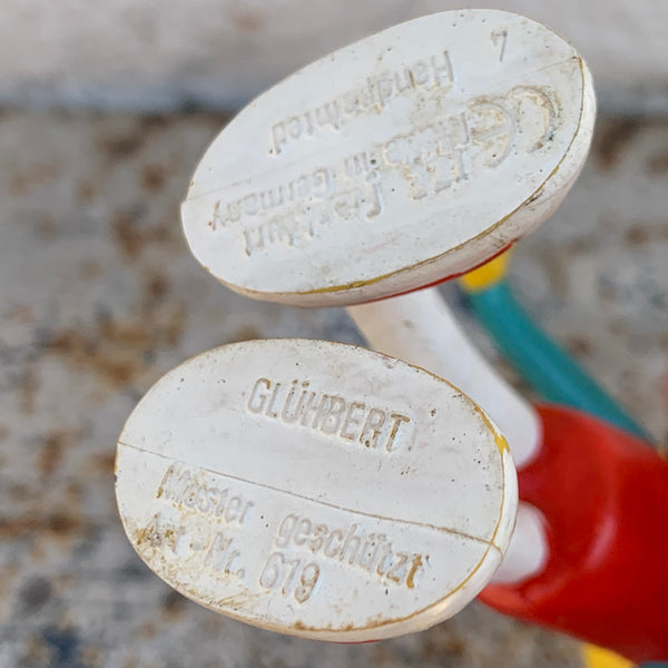 Vintage Werbefigur Biegefigur Glühbert