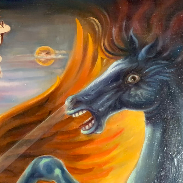 Ölgemälde Die Verführung von Salvador Dali von Jean Daprai