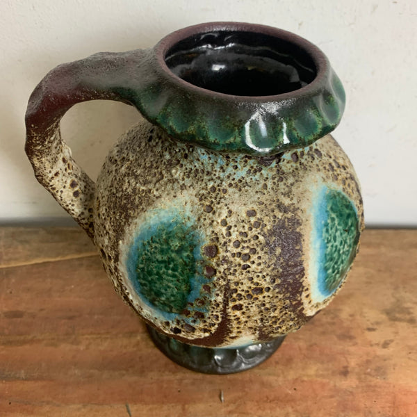 Vintage Fat Lava Keramik Vase von Dümler und Breiden 1000 / 17