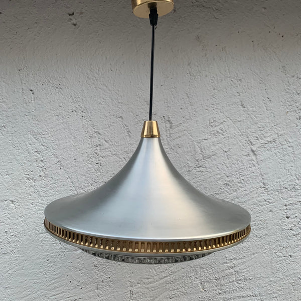 Space Age Ufo Lampe aus Aluminium