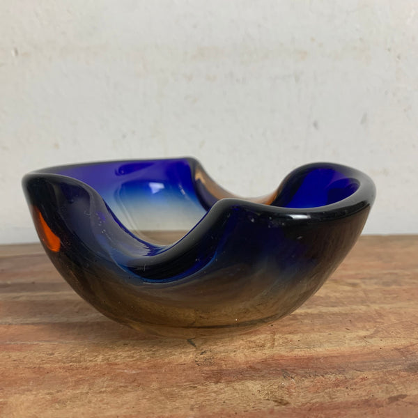 Zweifarbiger Murano Aschenbecher