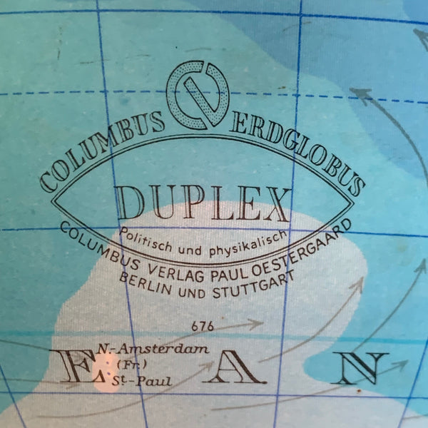 Großer Globus mit Beleuchtung Duplex