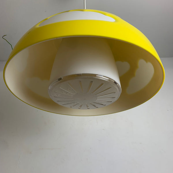 Vintage Wolke Lampe Skojig von Henrik Preutz für Ikea in gelb