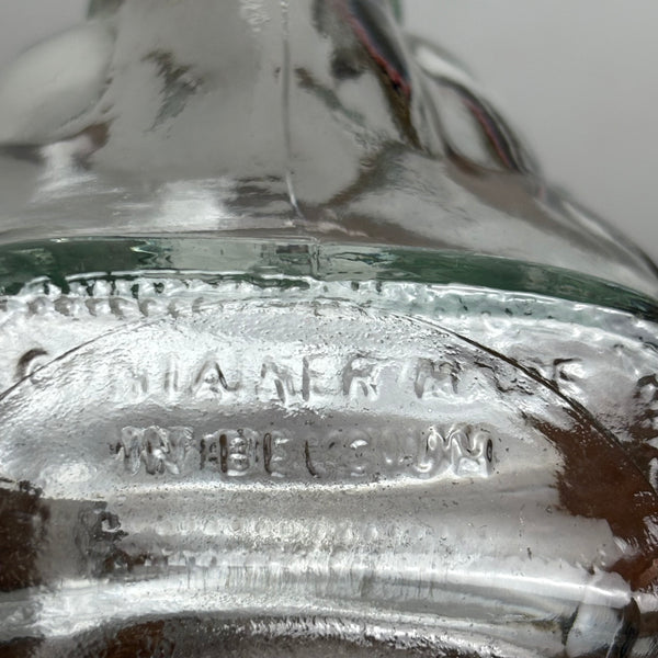 Vintage Glas Sparschwein