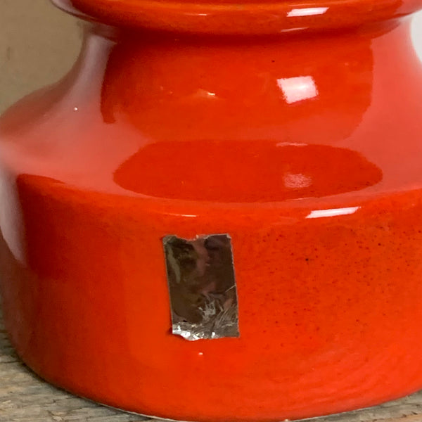 Vintage Keramik Kerzenständer Gallo Villeroy und Boch in rot