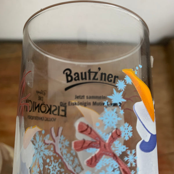 Sammel Glas Disney Die Eiskönigin von Bautzner Senf