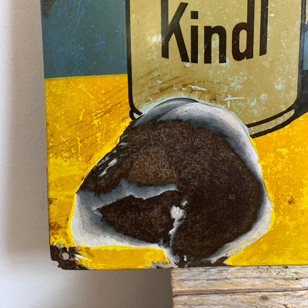 Emaille Schild Berliner Kindl