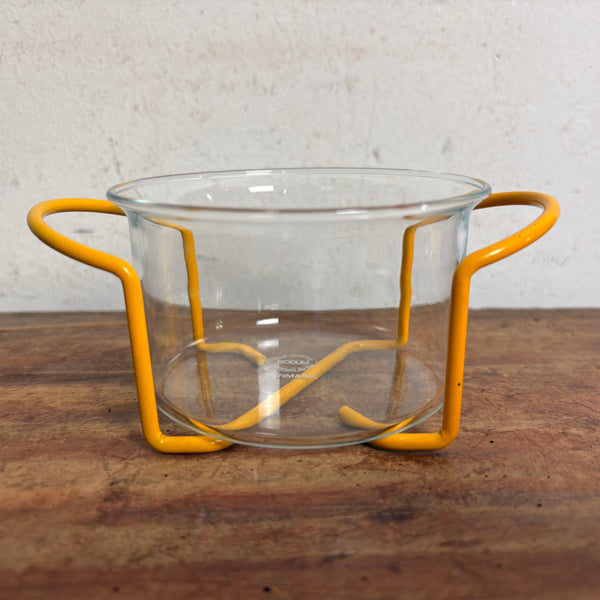 Vintage Hot Pot feuerfest Glas Schalen Auflaufform von C. Jörgensen für Bodum