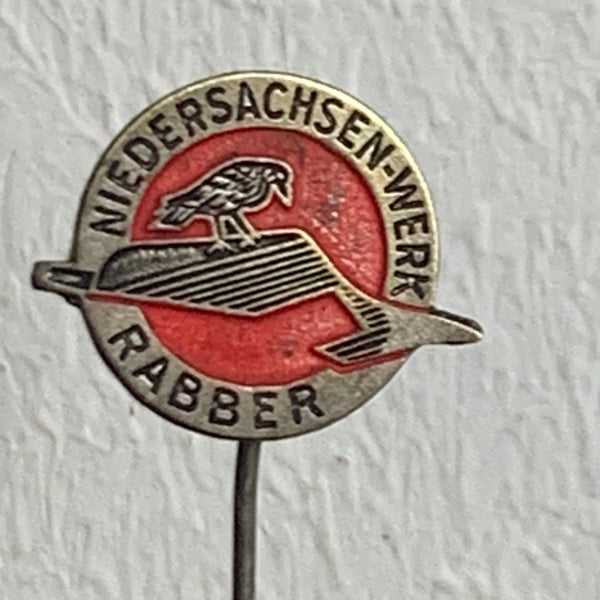 Vintage Niedersachsen-Werk Rabber Logo Stick Pin