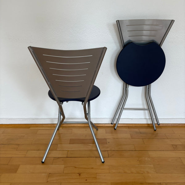 2er Set Postmoderne Design Klappstühle von Rutger Andersson