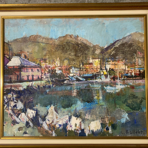 Ölgemälde Porto Venere von C. Boletti