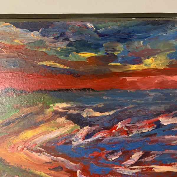 Ölgemälde Abendstimmung am Strand von Sylt von Lothar Malskat