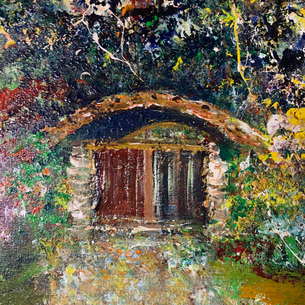 Ölgemälde Zaubergarten von Jean Roussillon