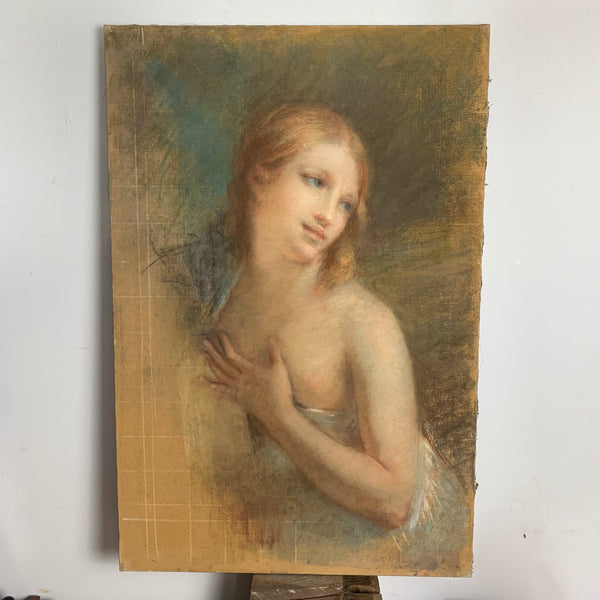 Ausschnitt als Akt nach dem Gemälde Innocence Choosing Between Love and Riches von Pierre-Paul Prud'hon