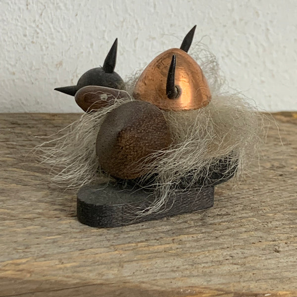 Vintage skandinavische Wikinger Figur