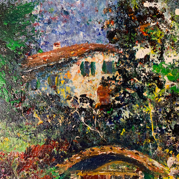 Ölgemälde Zaubergarten von Jean Roussillon